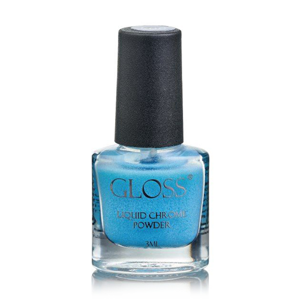 Рідка втирка для нігтів Gloss Liquid Chrome Powder 004, 3 мл