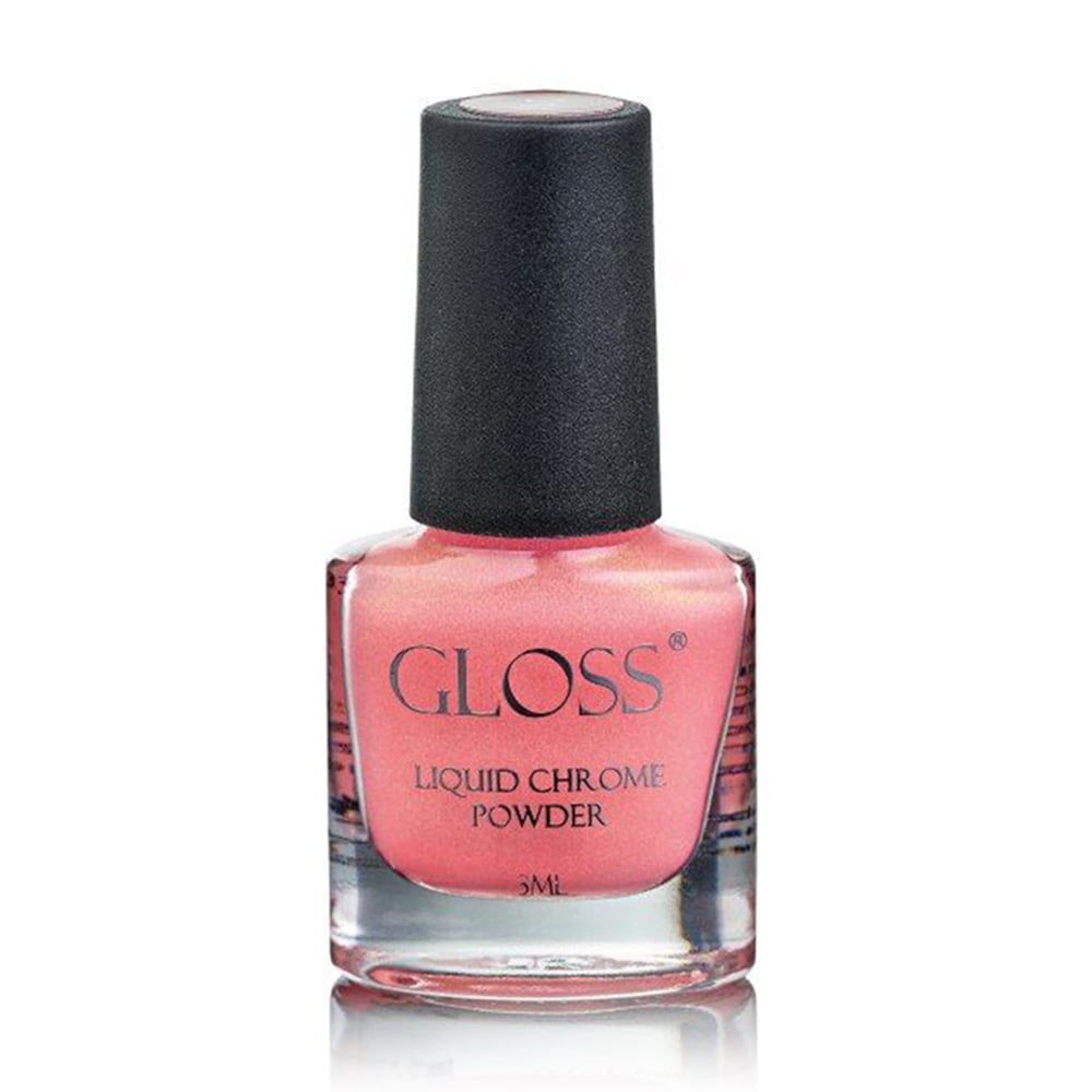 Рідка втирка для нігтів Gloss Liquid Chrome Powder 011, 3 мл